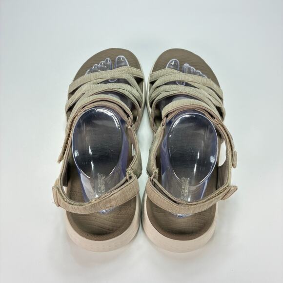 Skechers Ultra Go Walk Taupe Outdoor Walking Sandals 141450 Women's Size 10 - Picture 6 of 10